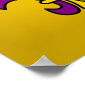 Mardi-Gras-Fleur-de-lys Poster (Ecke)