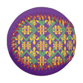 Mardi gras fleur di Lis Baseball (Vorderseite Links)