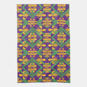Mardi gras fleur di Lis Geschirrtuch (Vertikal)
