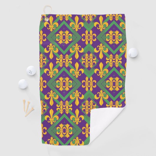 Mardi gras fleur di Lis Golfhandtuch (Insitu)