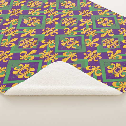 Mardi gras fleur di Lis Sherpadecke (3/4)