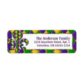 Mardi Gras Fleur Harlequin Pattern (Vorne)