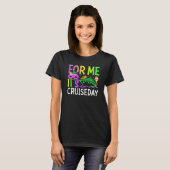 Mardi Gras For me It's Cruiseday celebrations para T-Shirt (Vorne ganz)