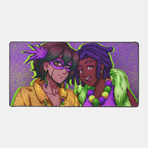 Mardi Gras Friends Schreibtischunterlage