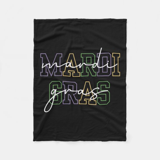 Mardi Gras Frische Pasta machen Fleecedecke (Vorderseite)