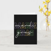 Mardi Gras Frische Pasta machen Karte (Gelbe Blume)