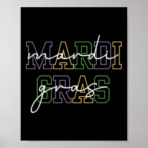 Mardi Gras Frische Pasta machen Poster