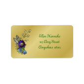 Mardi Gras Frolic Adressaufkleber (Vorne)