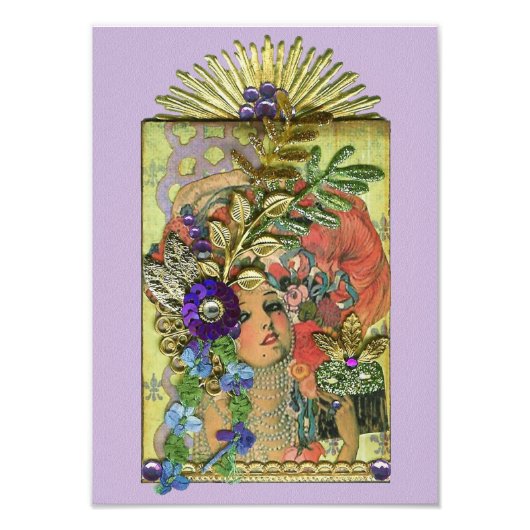 Mardi Gras Frolic Foto Print (Vorne)