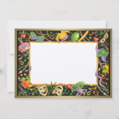 Mardi Gras Fun Einladung (Rückseite)