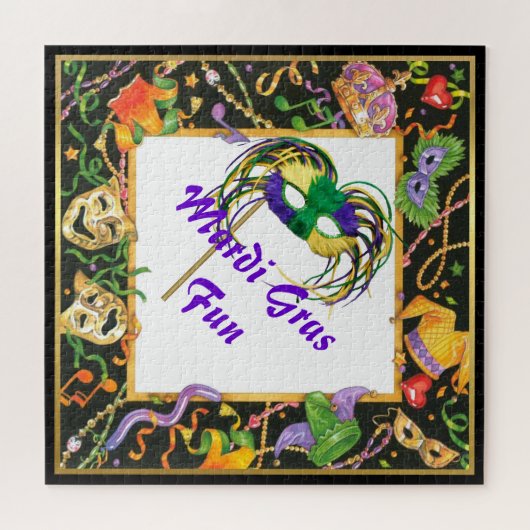 Mardi Gras Fun Puzzle (Horizontal)