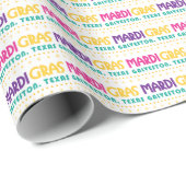 Mardi Gras, Galveston, Texas Geschenkpapier (Rolleneckpunkt)