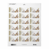 Mardi Gras Gastgeschenk Hochzeit Lip Balm Adressaufkleber (Vorne)