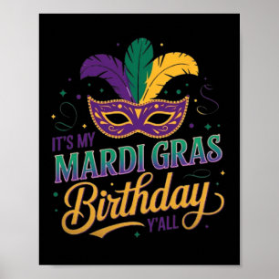 Mardi Gras Geburtstagsmaske Das ist meine Mardi Gr Poster