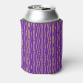 Mardi Gras Geometric Repeat Dosenkühler (Kanne Rückseite)
