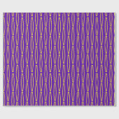 Mardi Gras Geometric Repeat Geschenkpapier (Flach)