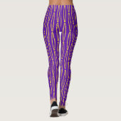 Mardi Gras Geometric Repeat Leggings (Rückseite)
