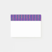 Mardi Gras Geometric Repeat Post-it Klebezettel (Vorderseite)