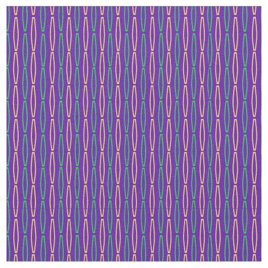 Mardi Gras Geometric Repeat Stoff (Nahaufnahme)