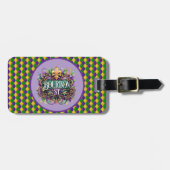 Mardi Gras-Gepäckanhänger Gepäckanhänger (Vorderseite horizontal)