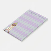 Mardi Gras German Drahthaar Pointer Post-it Klebezettel (angewinkelt)