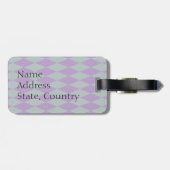 Mardi Gras German Shepherd Gepäckanhänger (Rückseite horizontal)