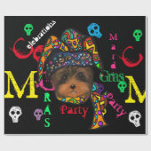 Mardi GRAS Geschenkpapier (Flach)