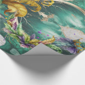 Mardi Gras Geschenkpapier (Ecke)