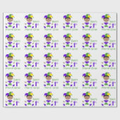 Mardi Gras Geschenkpapier (Flach)
