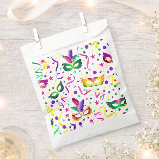 Mardi Gras Geschenktütchen (Ausgeschnitten)