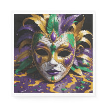 Mardi Gras-Gesichtsmaskenparty