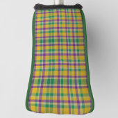 Mardi Gras Gingham gemustert Golf Headcover (Rotieren 90)