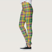 Mardi Gras Gingham gemustert Leggings (Links)