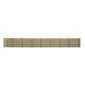 Mardi Gras Gingham gemustert Satinband (Vorderseite)