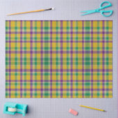 Mardi Gras Gingham gemustert Seidenpapier (Basteln)