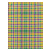 Mardi Gras Gingham gemustert Tischdecke (Vorderseite)