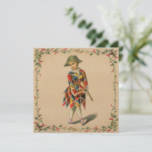 Mardi Gras Girl Einladung