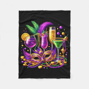 Mardi Gras Gl Of Wine Trinkteam Wein Festival  Fleecedecke
