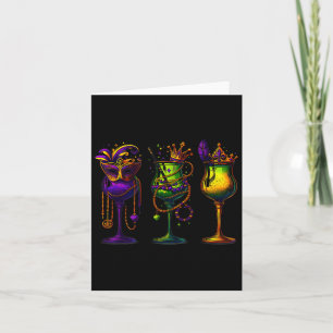 Mardi Gras Gl von Wine Funny Confiserie Al Porto Karte