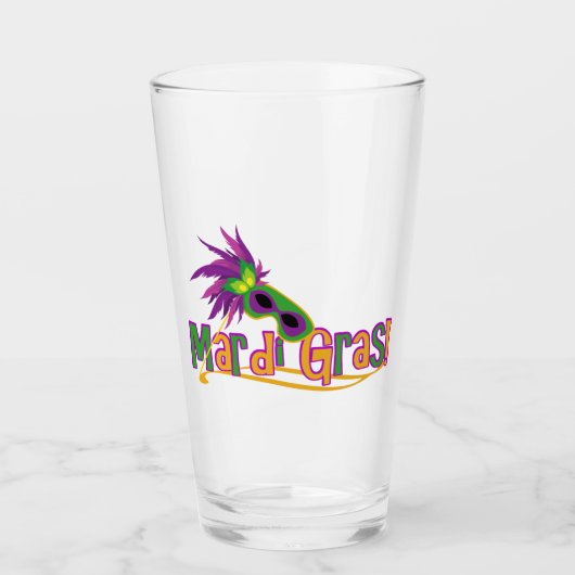 Mardi Gras Glas (Vorderseite)