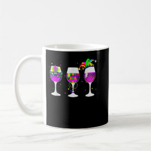 Mardi Gras Glas Wein Funny Drink Wein für m Kaffeetasse