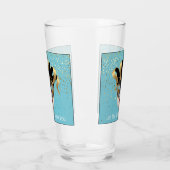 Mardi Gras Glass Ließ die Rolle der guten Zeiten Glas (Links)