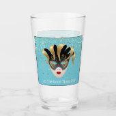 Mardi Gras Glass Ließ die Rolle der guten Zeiten Glas (Vorderseite)