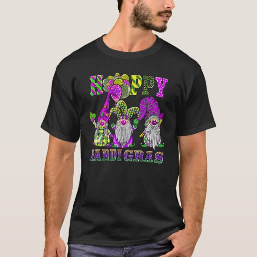 Mardi Gras Gnomes Leopard Costume Shirt (Vorderseite)