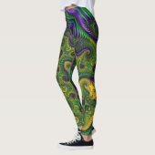 Mardi Gras Gold Lila Black Green Leggings Name (Links)