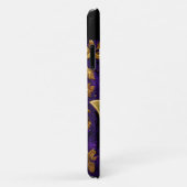 Mardi Gras Gold Lila Grüne Hamsas Art Case-Mate iPhone Hülle (Hinten/Rechts)