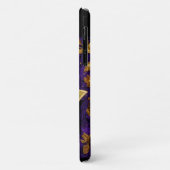 Mardi Gras Gold Lila Grüne Hamsas Art Case-Mate iPhone Hülle (Hinten/Links)