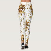 Mardi Gras Goldmaske und Confetti Leggings (Rückseite)