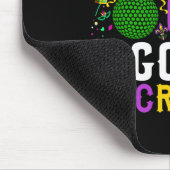 Mardi Gras Golf-Mannschaft Süße Maskierte Perlen S Mousepad (Ecke)