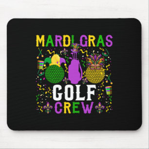 Mardi Gras Golf-Mannschaft Süße Maskierte Perlen S Mousepad